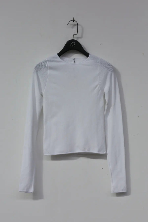 BASERANGE cotton long sleeve SEODLS white
